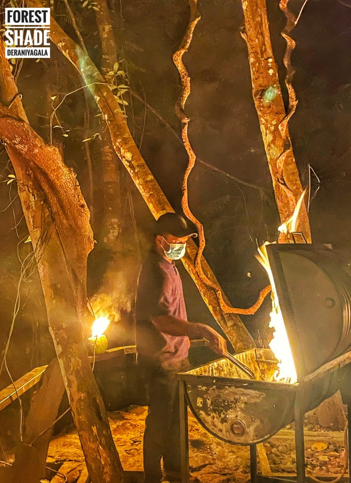 BBQ Dinner Forest Shade Eco Resort Deraniyagala