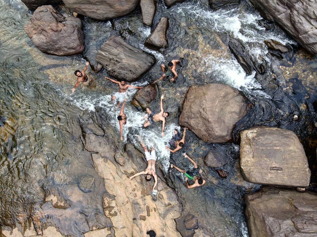 River bath in Seethawaka River